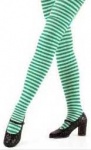 green-white-striped-tights