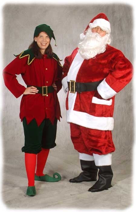 santa elf costume