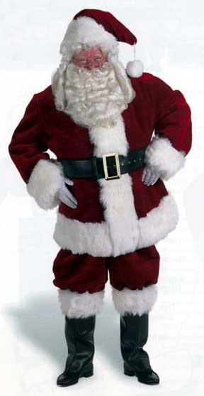 luxury santa suit