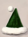green-plush-santa-hat