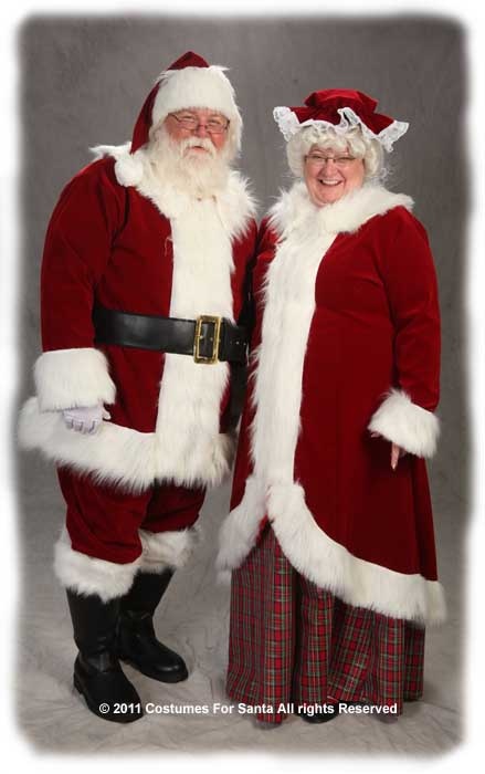 santa and mrs claus costumes