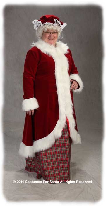 Santa Costumes, Christmas Gifts & Santa Suits - Traditional Mrs Claus Outfit
